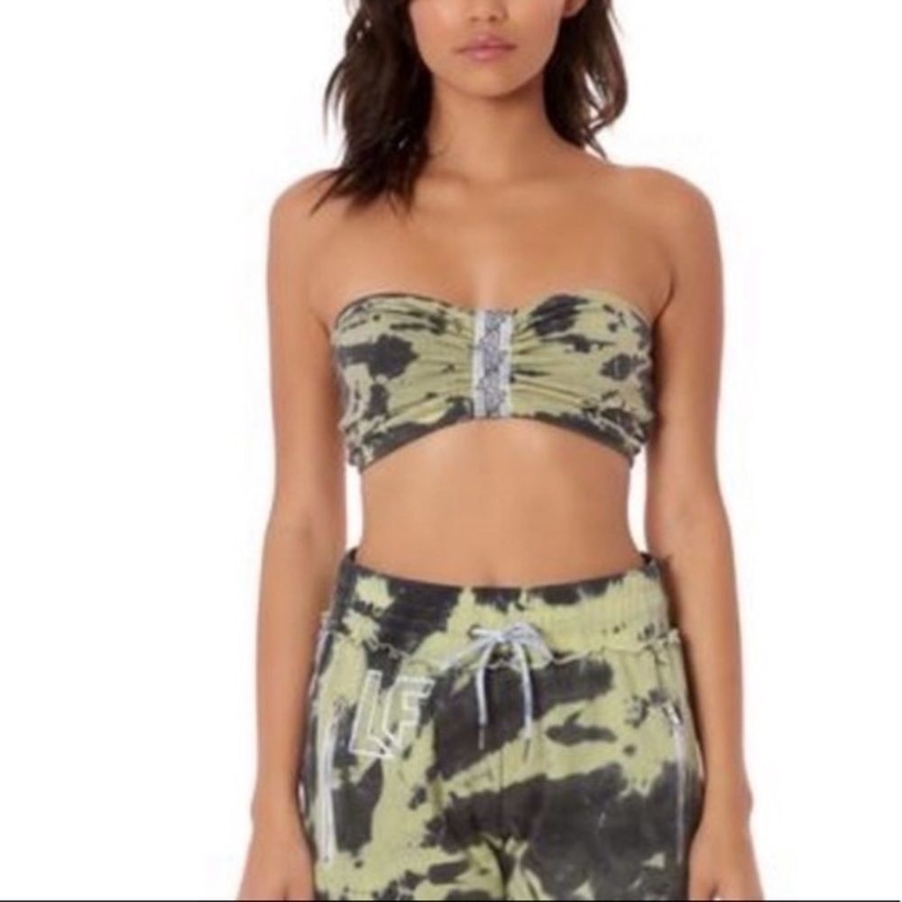 NWT LF THE BRAND tie dye bandeau - s